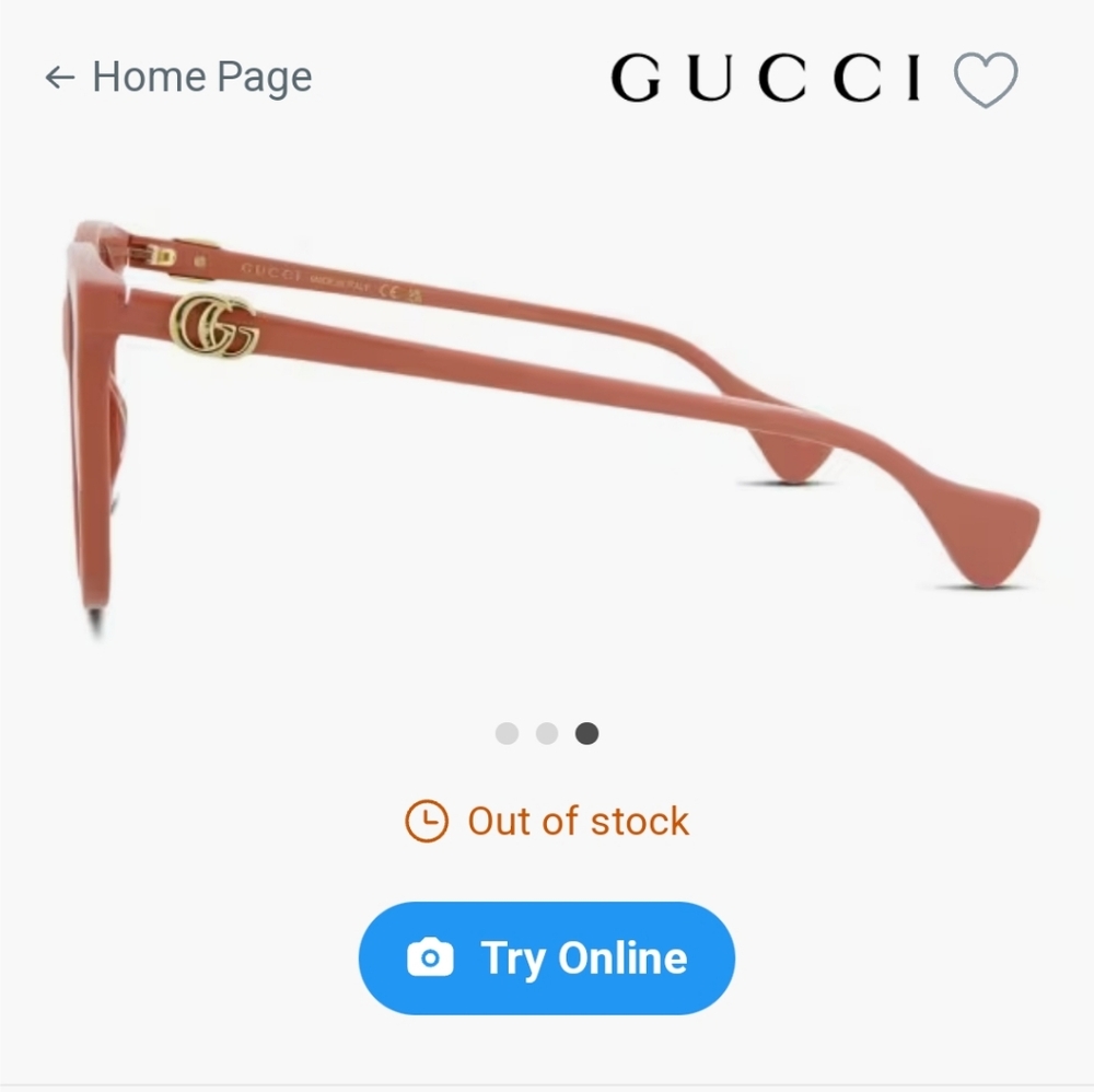 Gucci interlocking G square-frame sunglasses pink - Picture 12 of 16